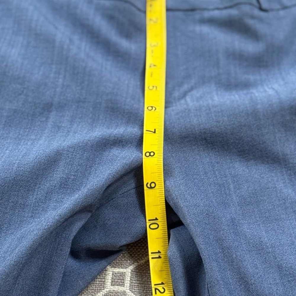 Banana Republic Light Blue Cropped Lined Trousers Size 8 - Picture 8 of 11